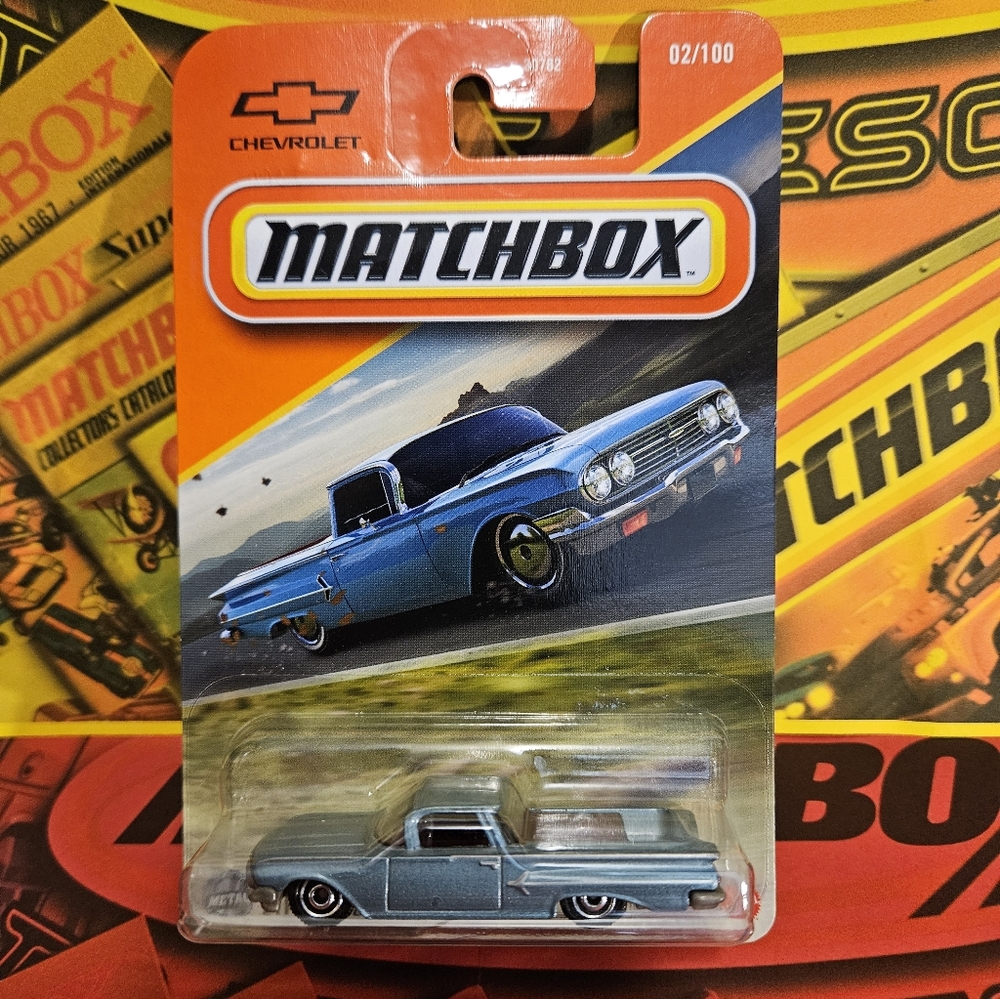 1960 El Camino Chevrolet Matchbox Die-Cast Car